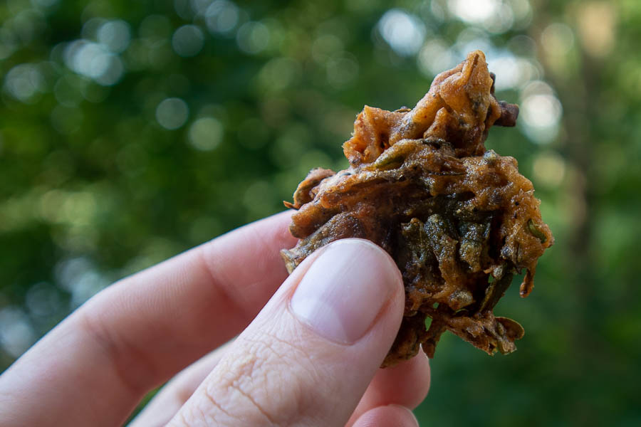 Purslane pakoras